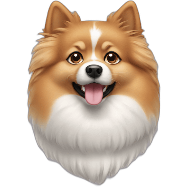 Spitz dog emoji