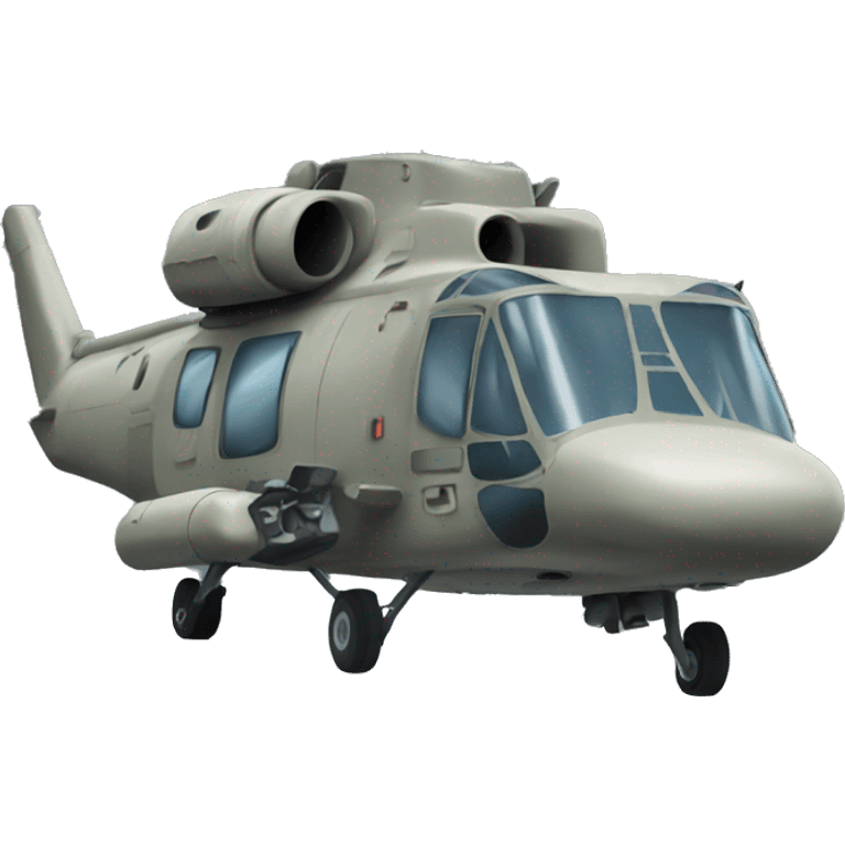 Military helicopter  emoji