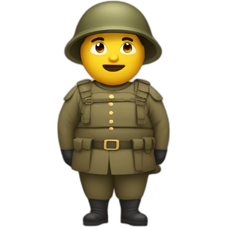 fat soldier emoji