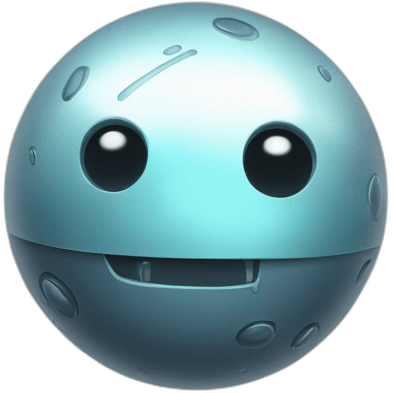 Robot slime ball emoji