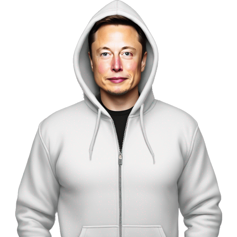 Elon musk Christmas hoodie emoji