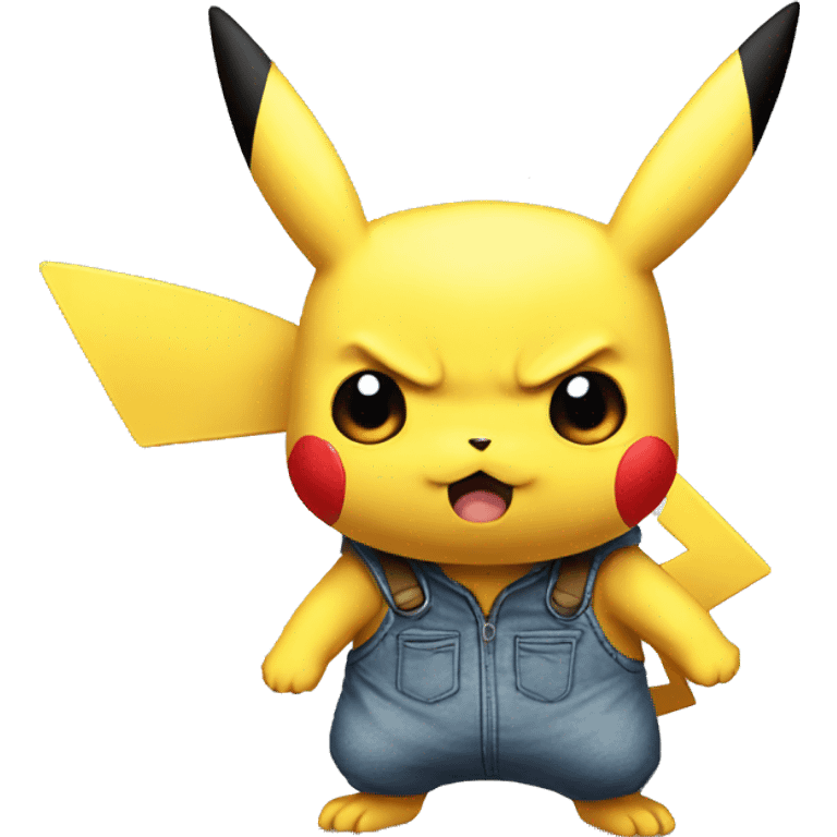 angry pikachu emoji