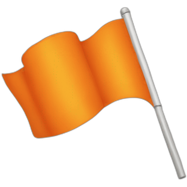 Orange flag emoji