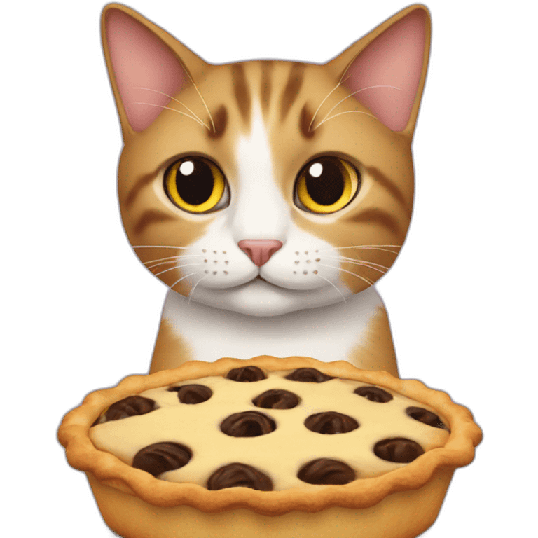 Cat-pie emoji