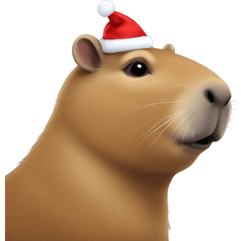 Capybara marry Christmas  emoji