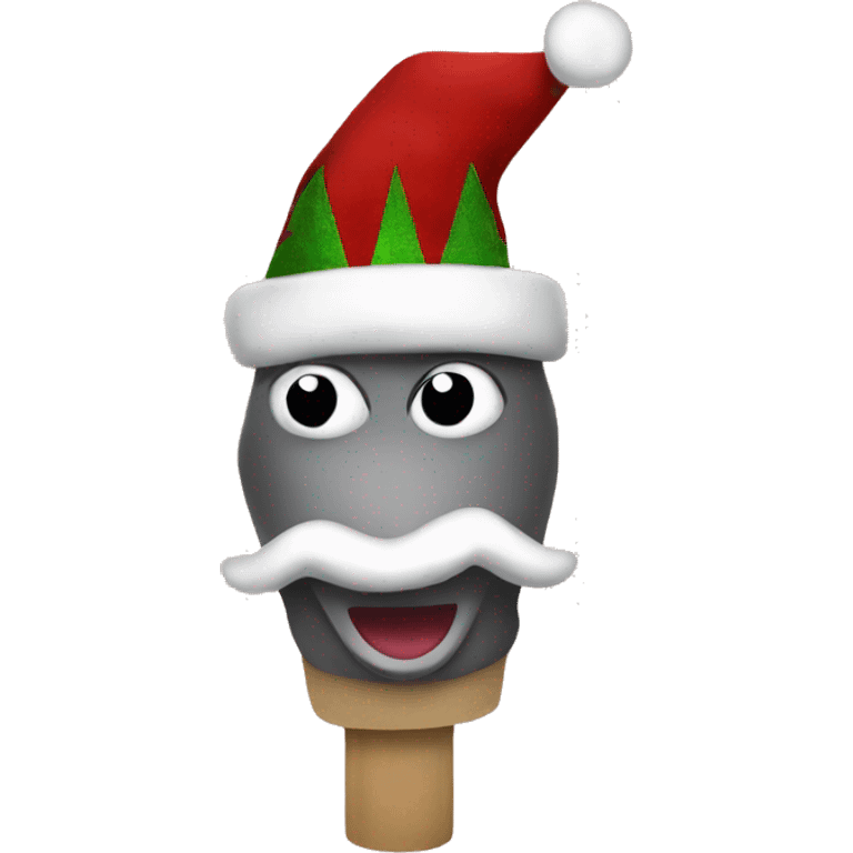 Xmas sock puppet emoji