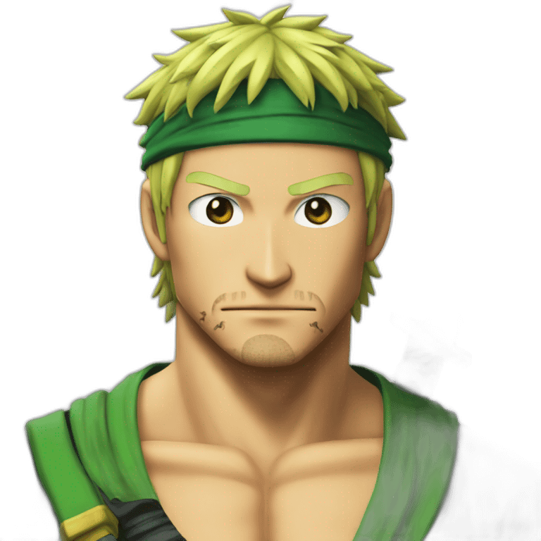 Zoro de one pièce emoji