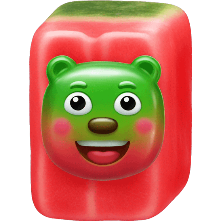 watermelon gummy bear emoji