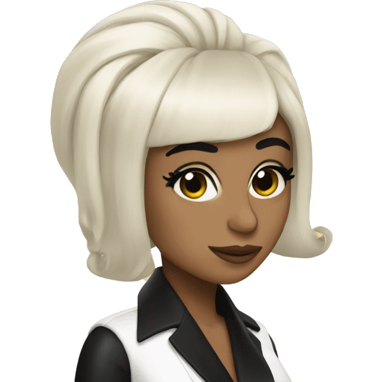 Lady Gaga black hair  emoji