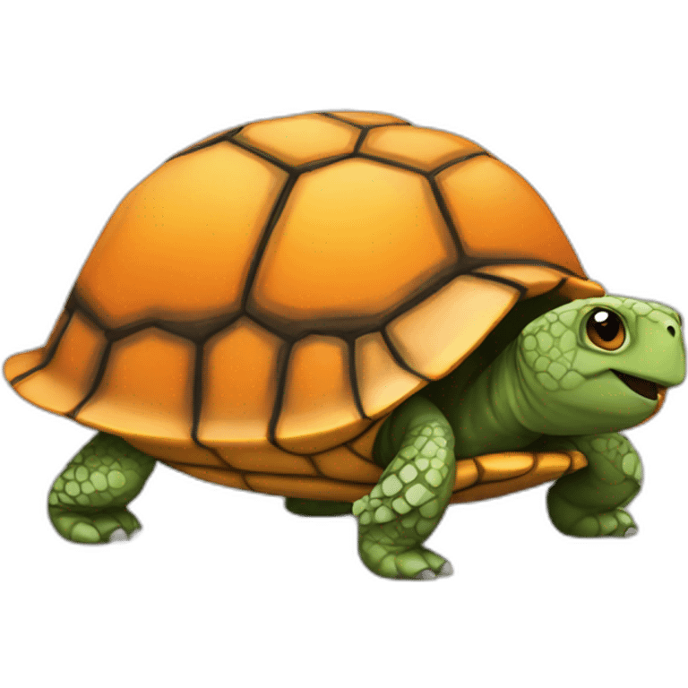 orange tortle emoji