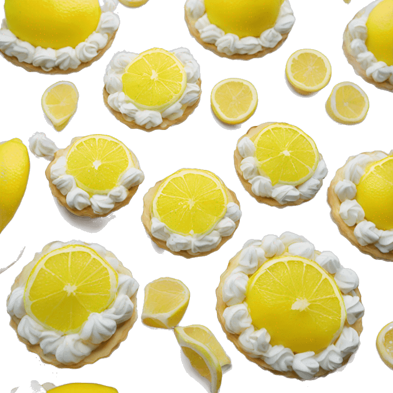 Tarte citron meringuée  emoji