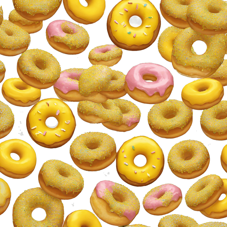 donut with yellow glaze emoji