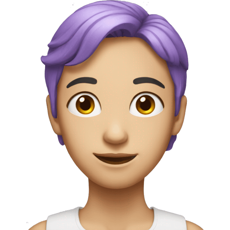 À 8 violet emoji