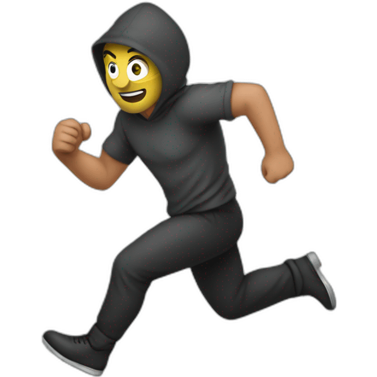 thief running emoji