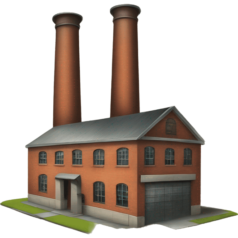 old factory with chimney emoji