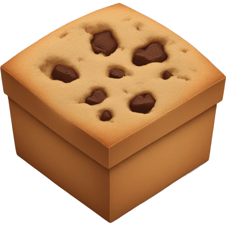 A crumbl cookie box emoji