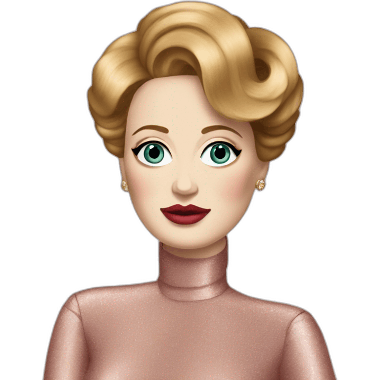 Adele in schiaparelli emoji