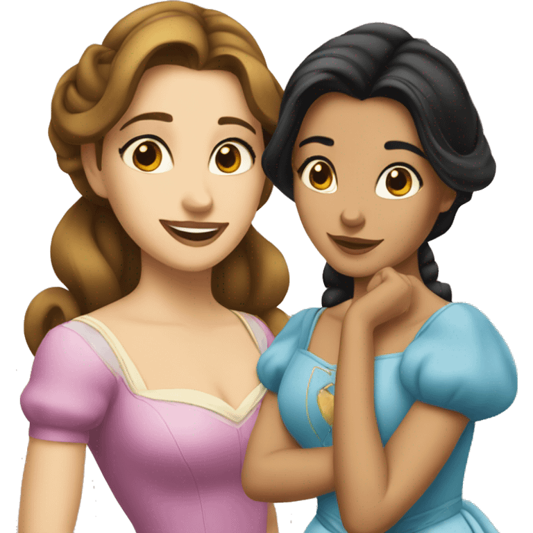 belle and jasmine emoji