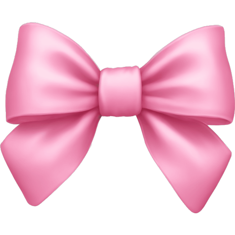 baby pink bow emoji