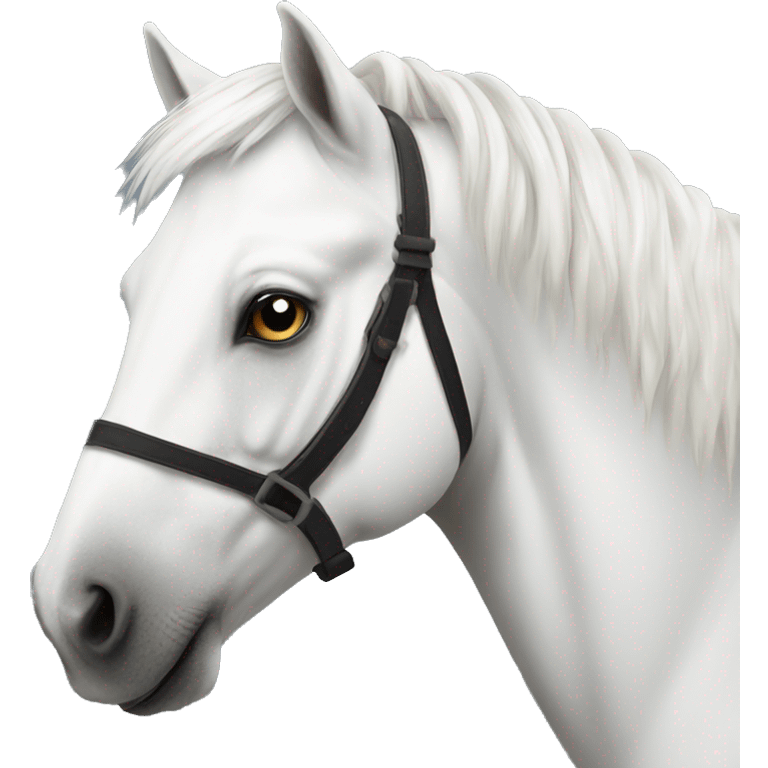 White horse  emoji