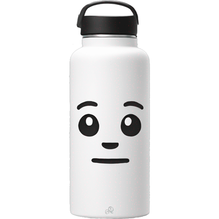 Simple White hydroflask emoji