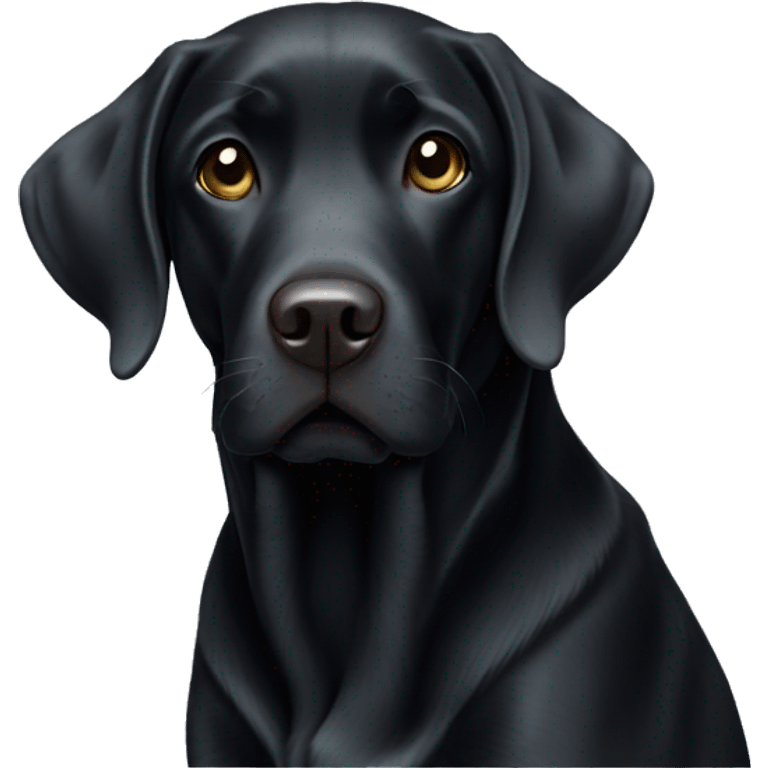 Black Labrador Retriever emoji