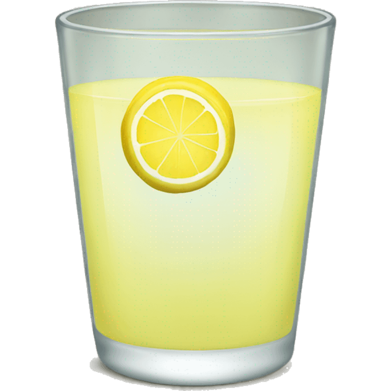 Lemonade glass  emoji