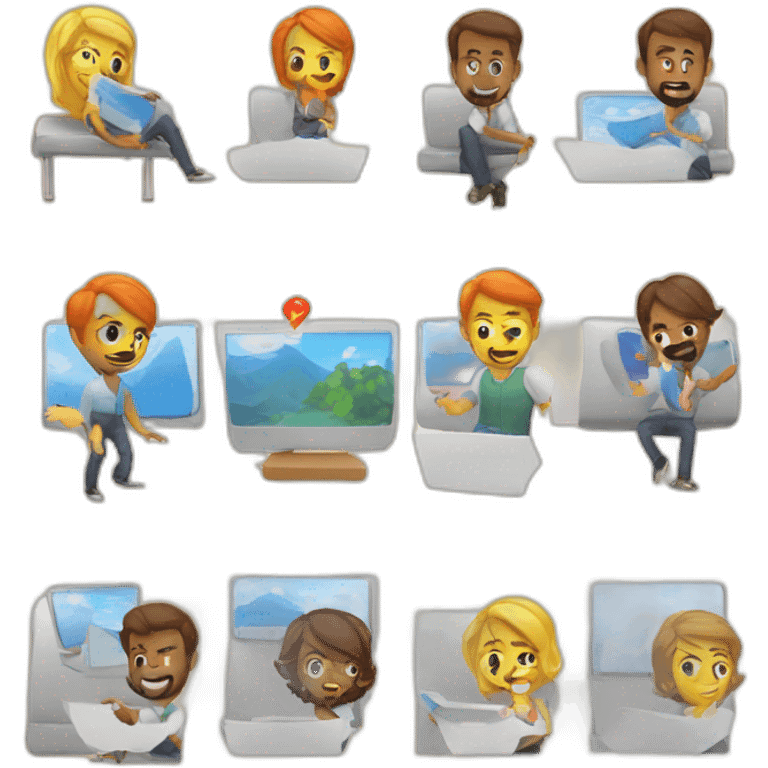 startup pitch deck slides emoji