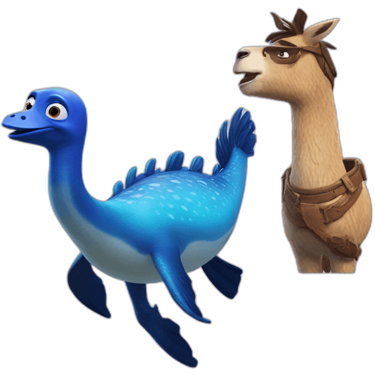 finding dory with fortnite llama emoji