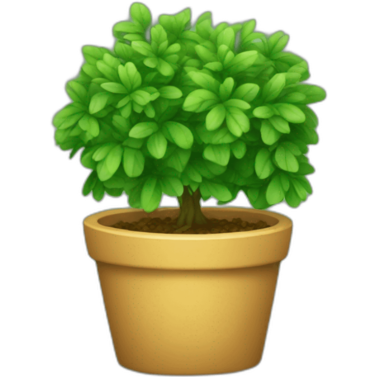 Little Green bush emoji