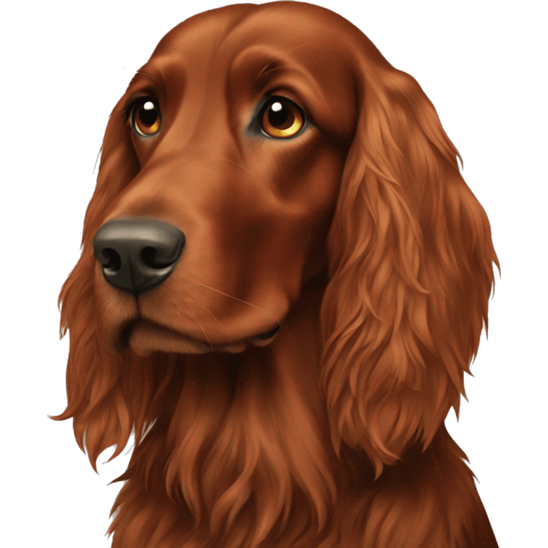 Irish setter  emoji