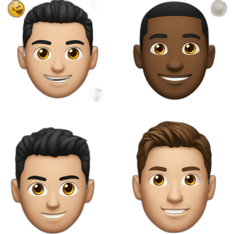 Lionel messi et cristiano ronaldo emoji