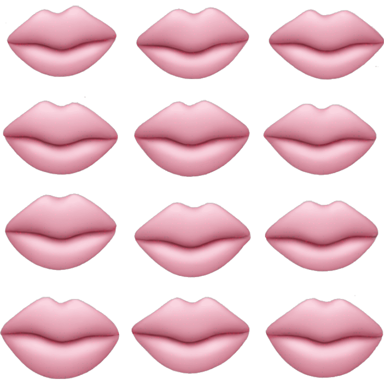 Light Pink kisses  emoji