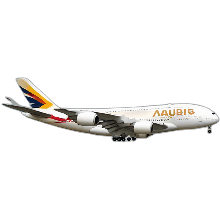 Aguila volando montada en Airbus 380 emoji