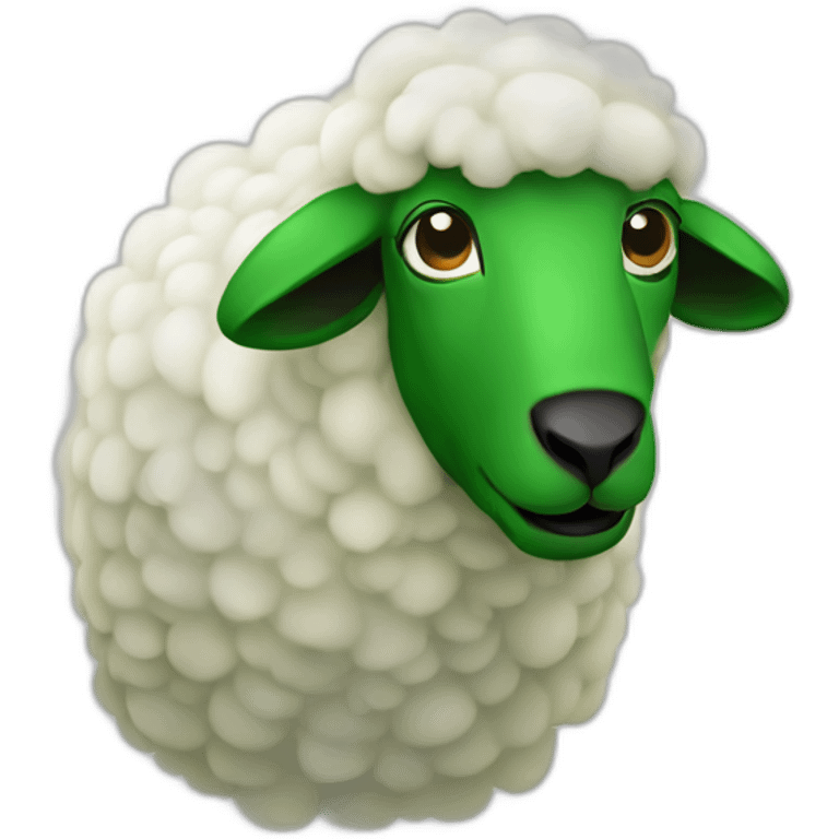 Sheep green fsr emoji