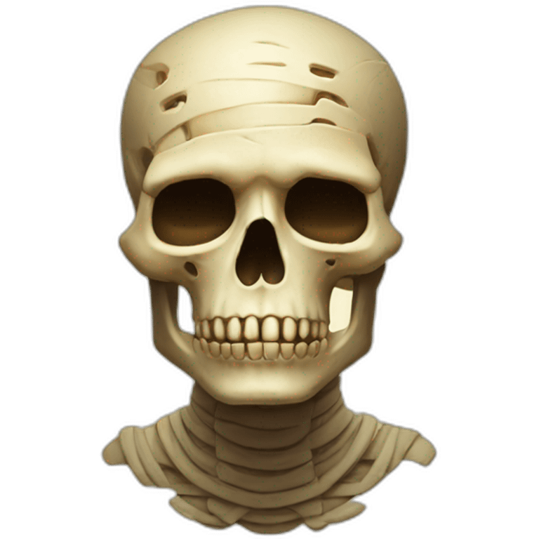 the mummy skull emoji