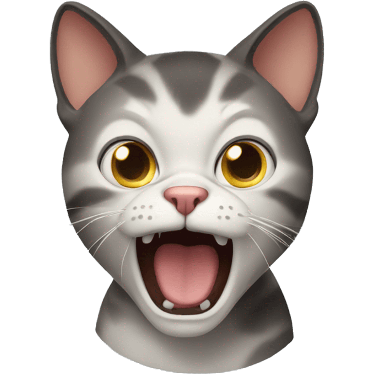 Scared cat emoji