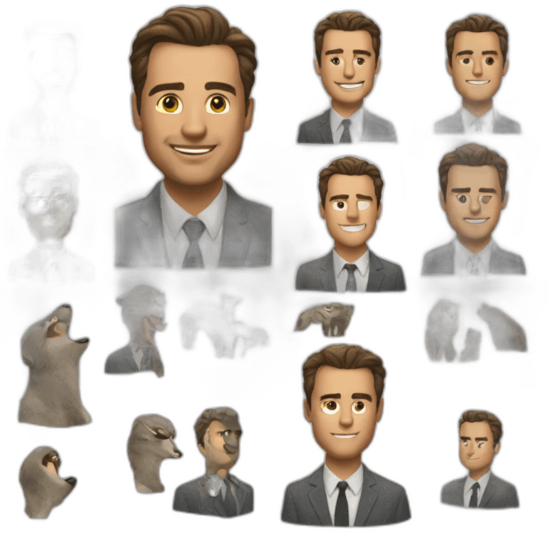 The wolf of wallstreet emoji