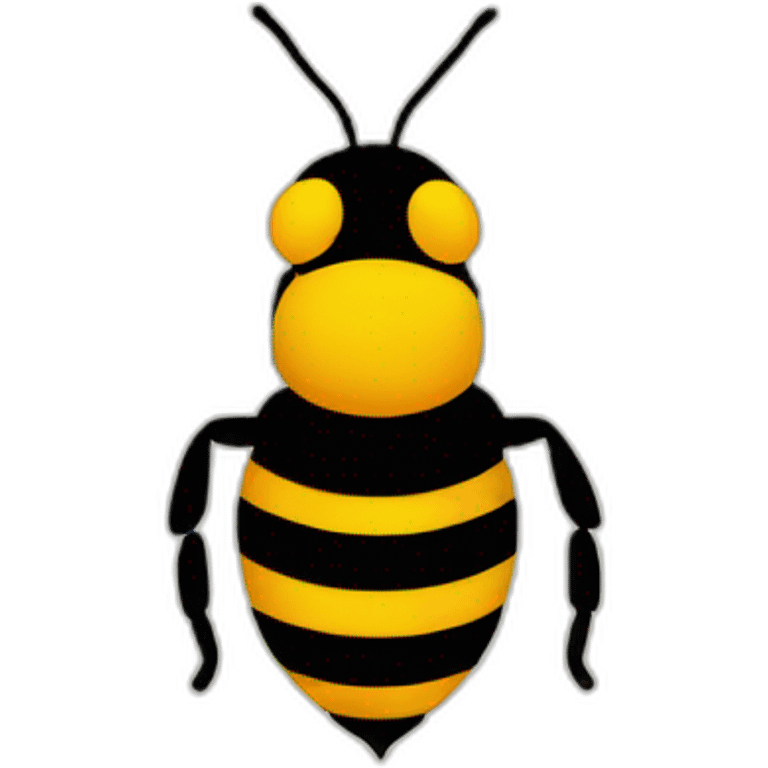 sunple minimalist bee emoji