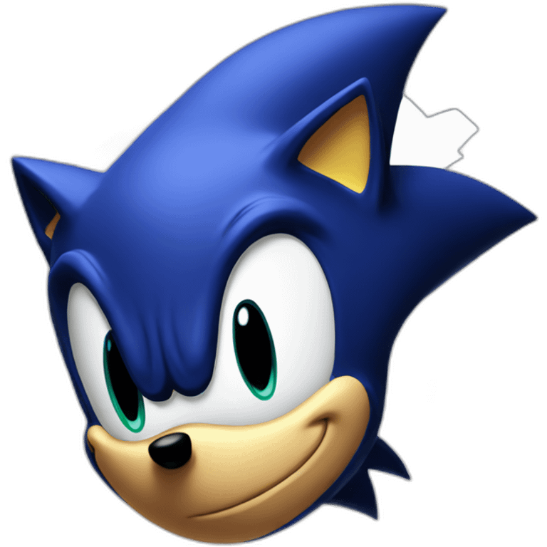 Shadow sonic emoji