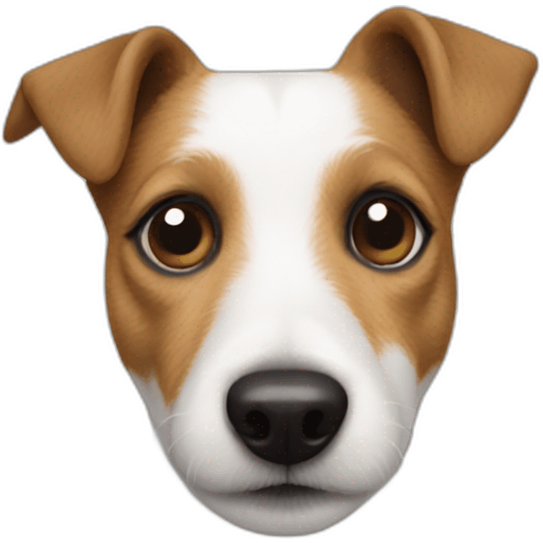 White Jack Russell emoji