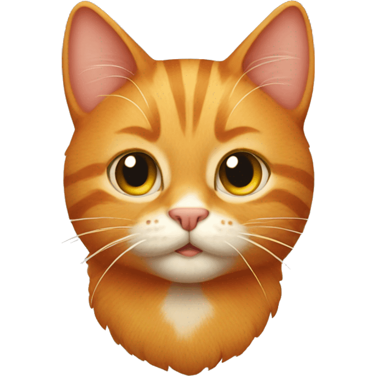 Full ginger cat emoji