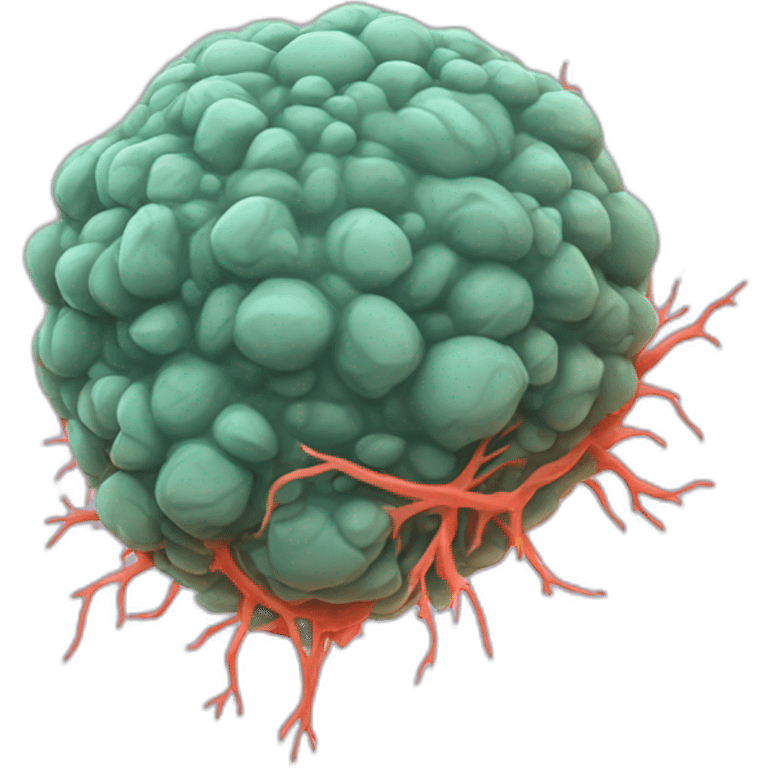 tumor cell hairy and veins emoji