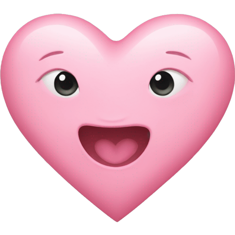 Baby pink heart emoji