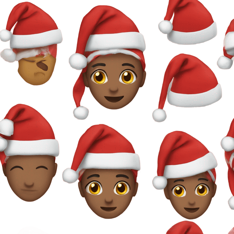 gorro de natal emoji