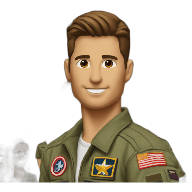 top gun emoji