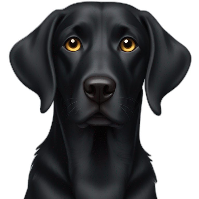 BavarianMountainHound-mixed-black-Labrador emoji