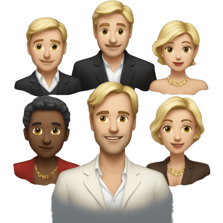 veporvawe group of rich people emoji