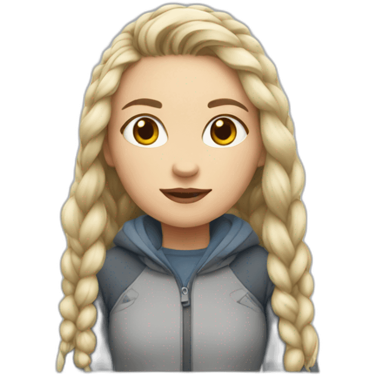 Icelandic girl emoji