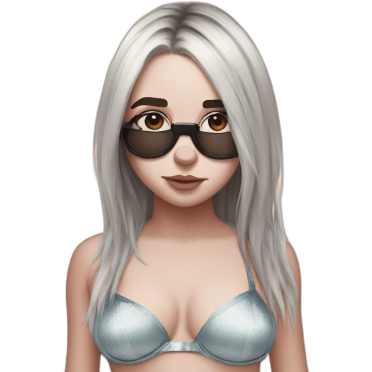 Bikini raccoon billie eilish emoji